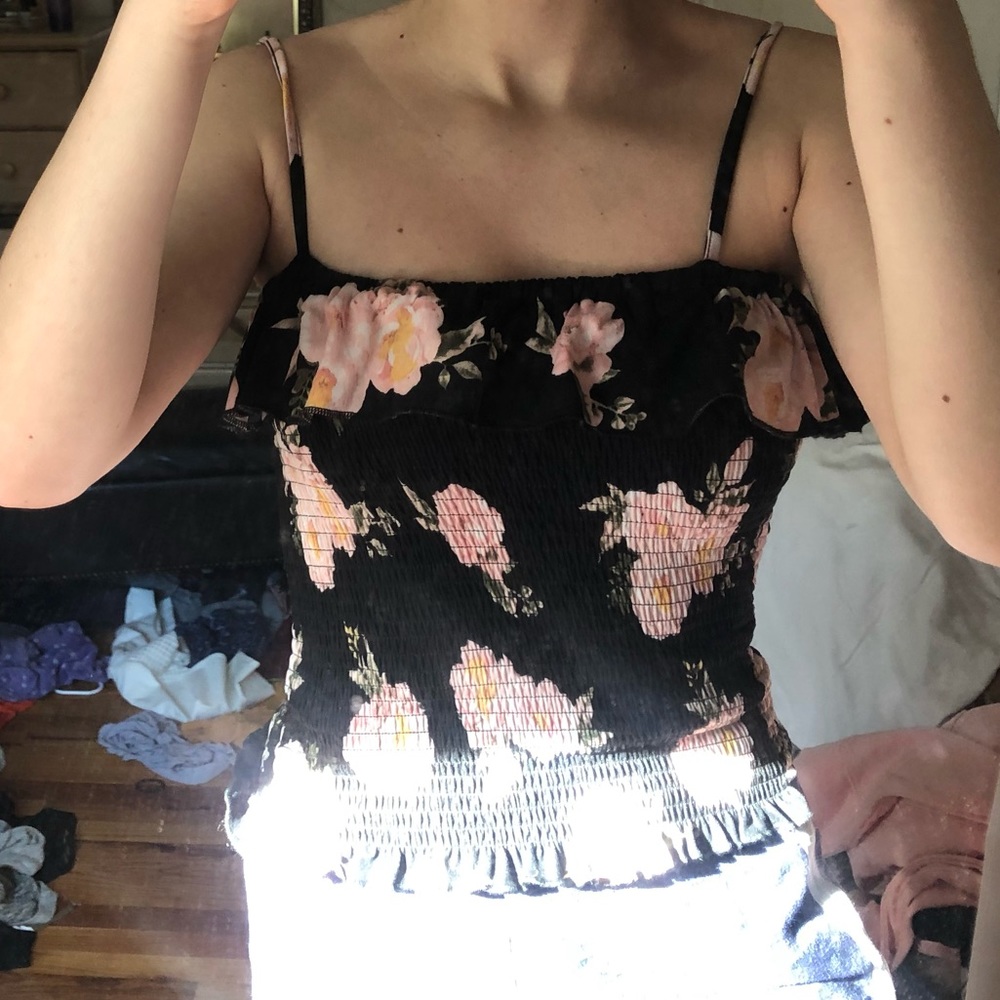 tank top with flowers